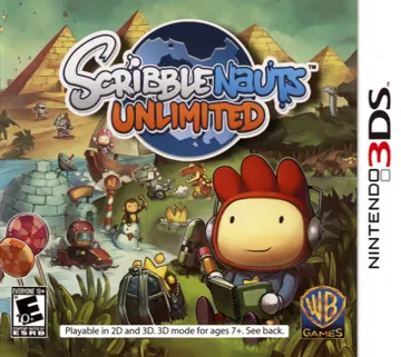 Scribblenauts Unlimited (Europe) (En,Fr,De,Es,It,Nl) (Rev 1) box cover front